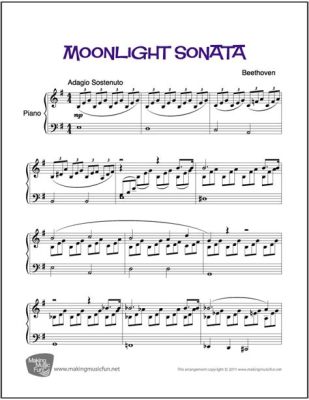  「月の光 Sonata」: 静寂を奏でる、永遠の星空に誘うピアノ小曲